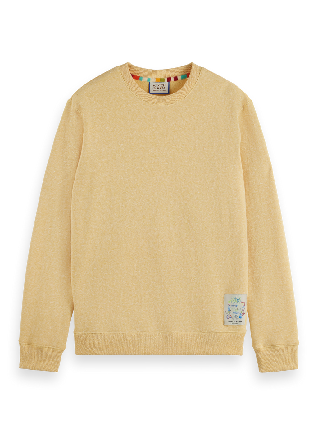 REGULAR FIT MELANGE SWEATSHIRT