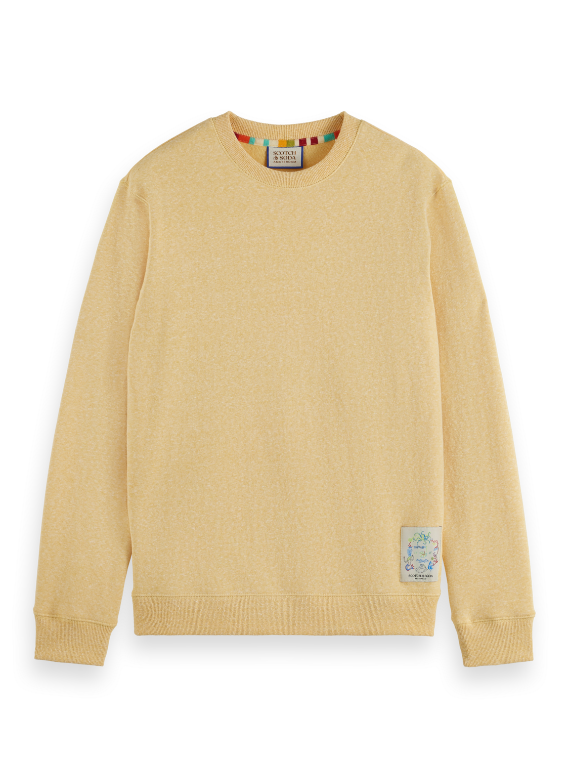 REGULAR FIT MELANGE SWEATSHIRT