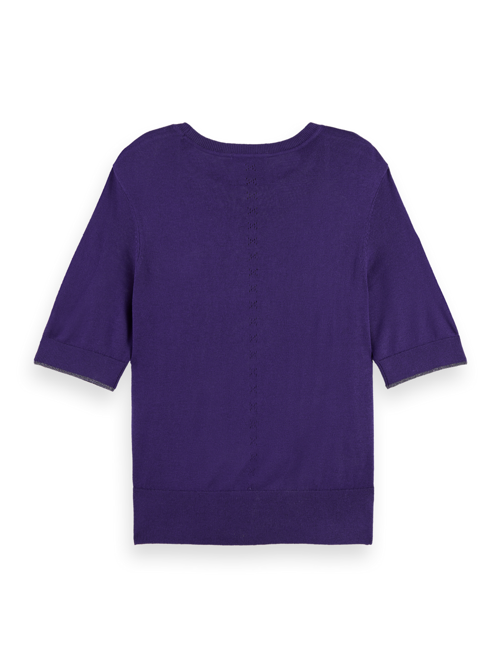 SHORT SLEEVED CREW NECK PULLOVER