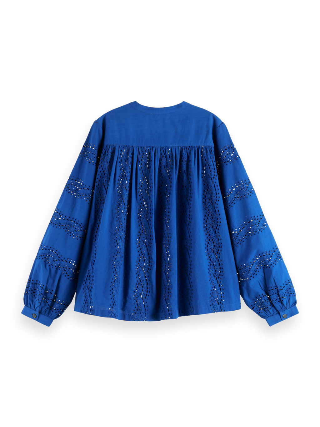 SHIRT WITH BROIDERIE ANGLAISE