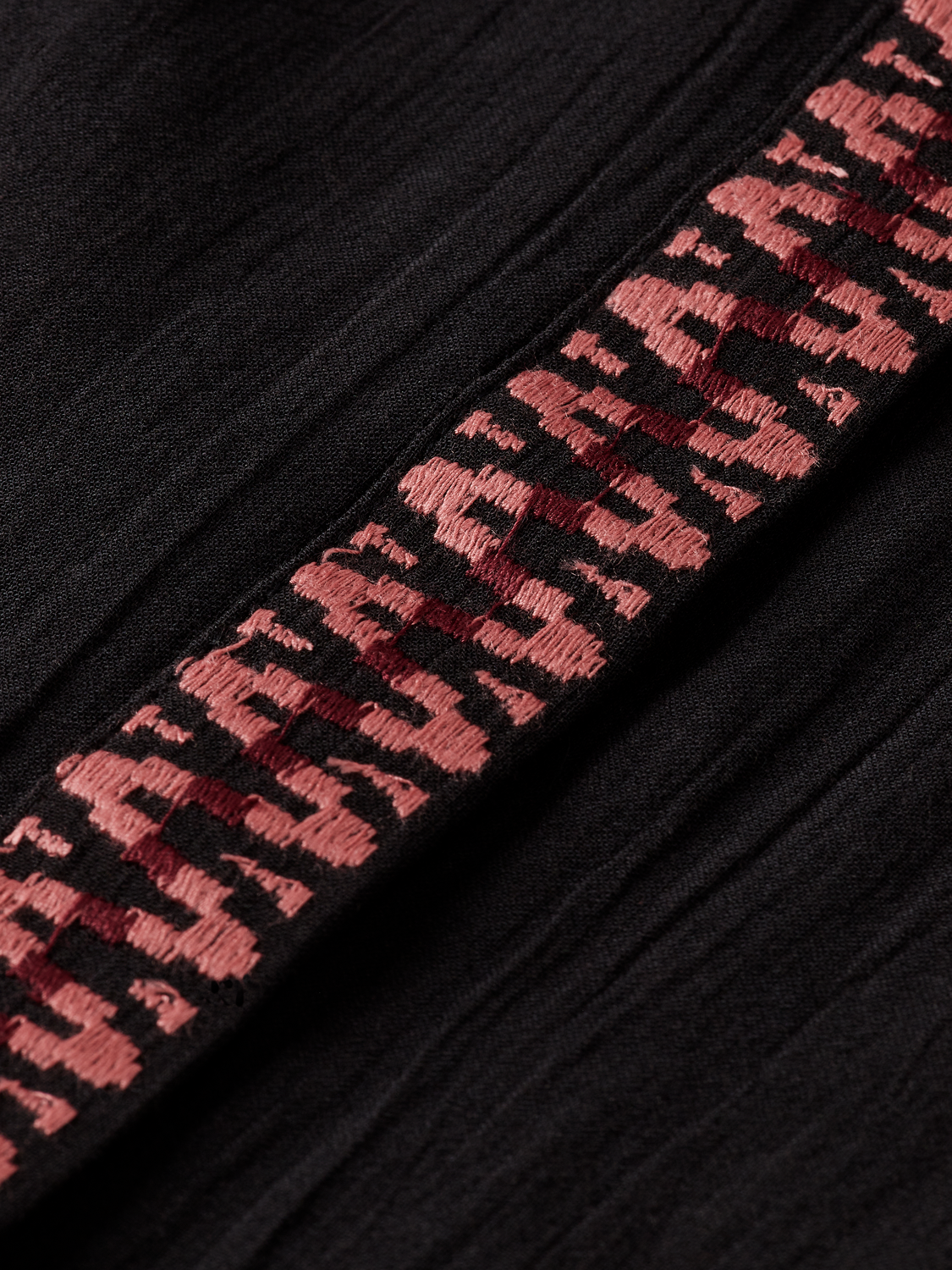 SHIRT WITH GATHERING AND EMBROIDERY DETAIL