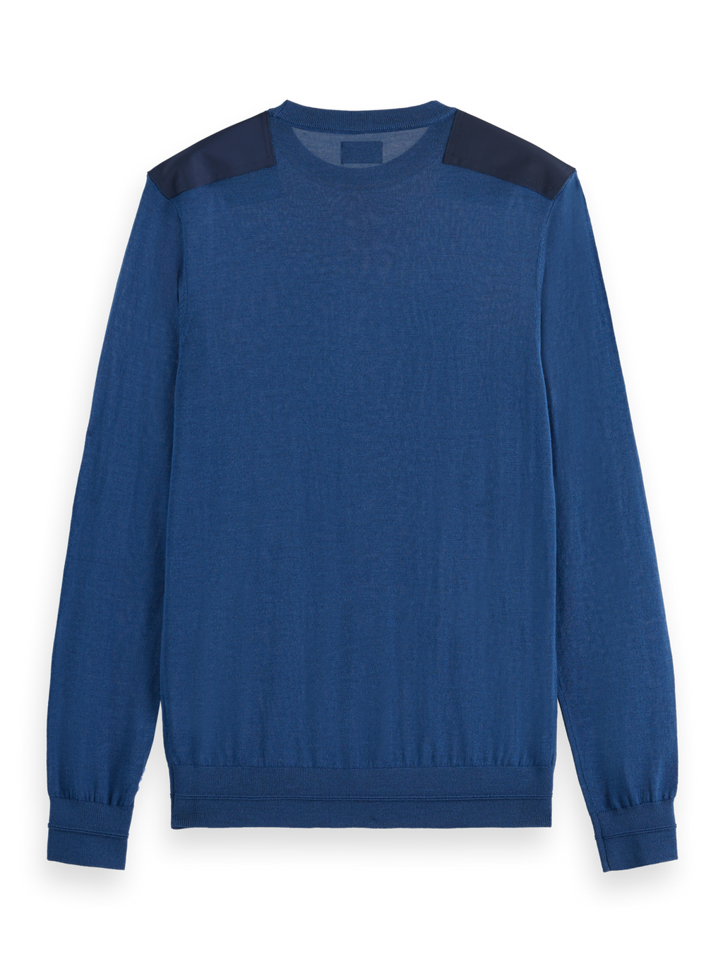 CREW NECK WITH NYLON DETAILS