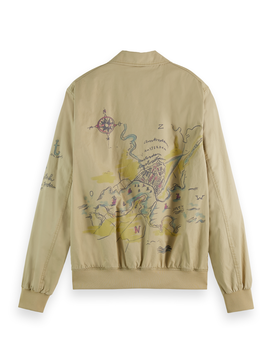 PLACEMENT PRINT HARRINGTON JACKET
