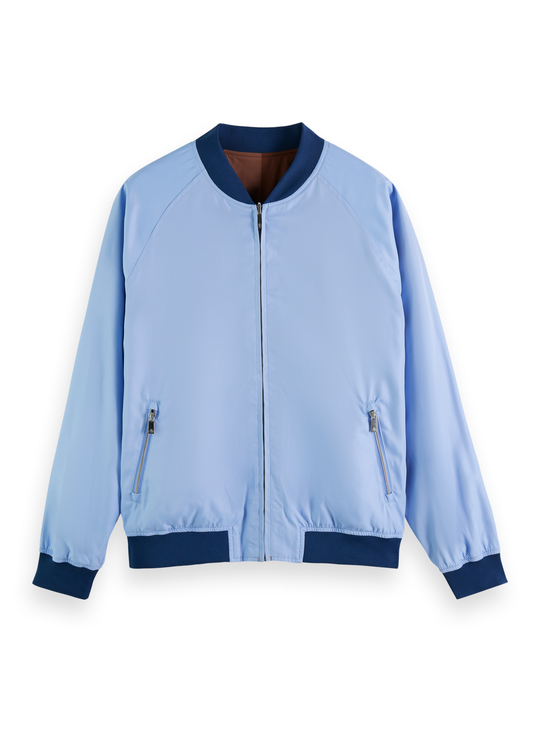 CUT AND SEW REVERSIBLE BOMBER JACKET