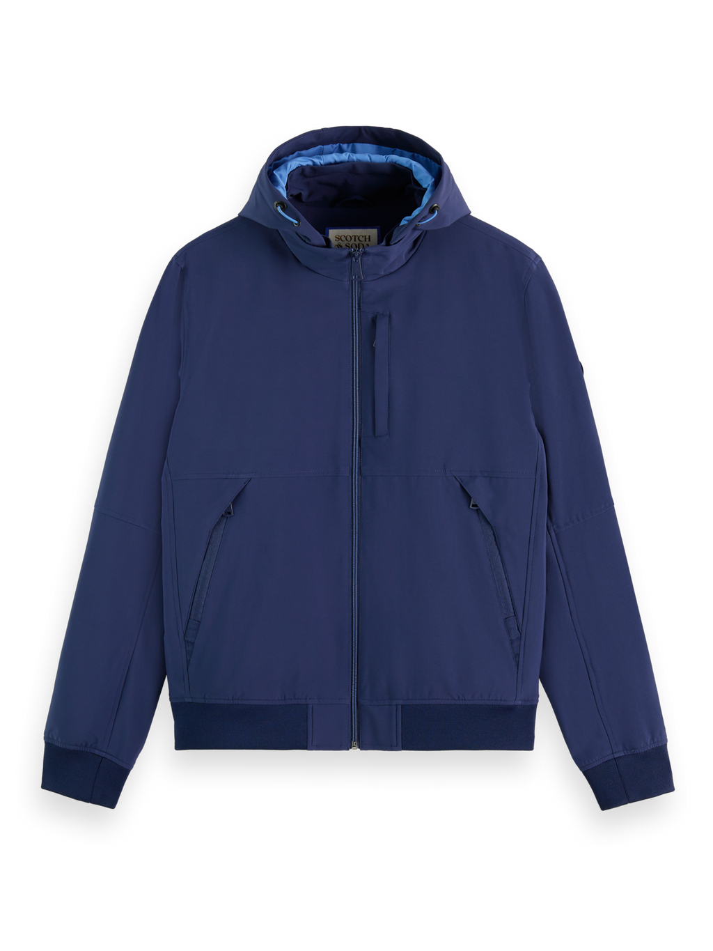 HOODED COLOURBLOCK JACKET