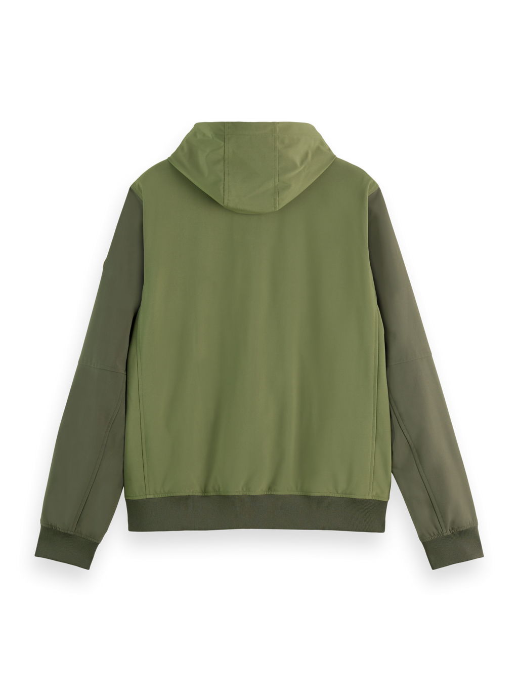HOODED COLOURBLOCK JACKET