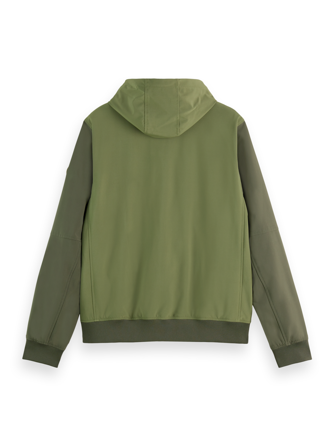 HOODED COLOURBLOCK JACKET