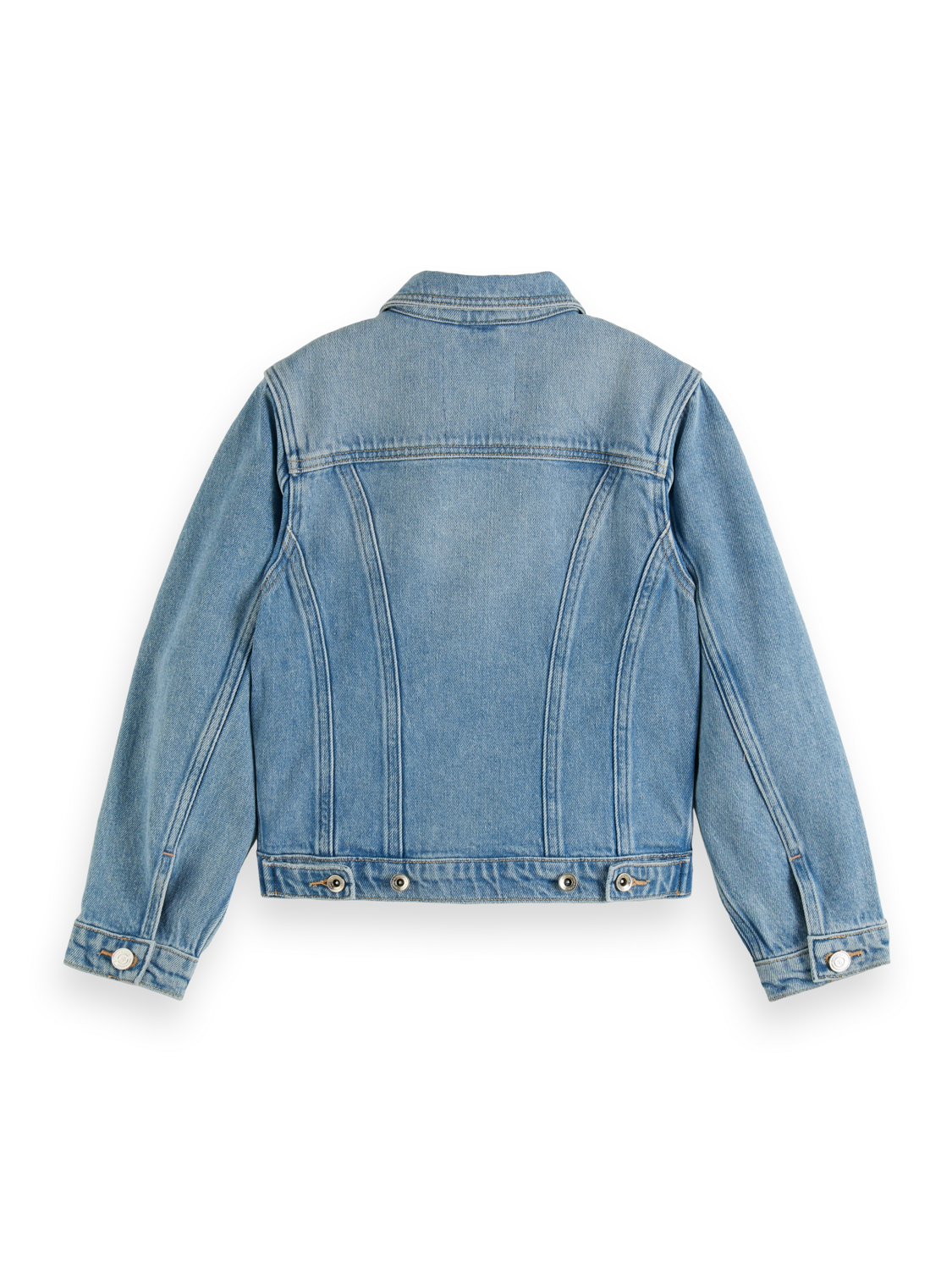 Girls TRUCKER JACKET WITH PUFF SLEEVES