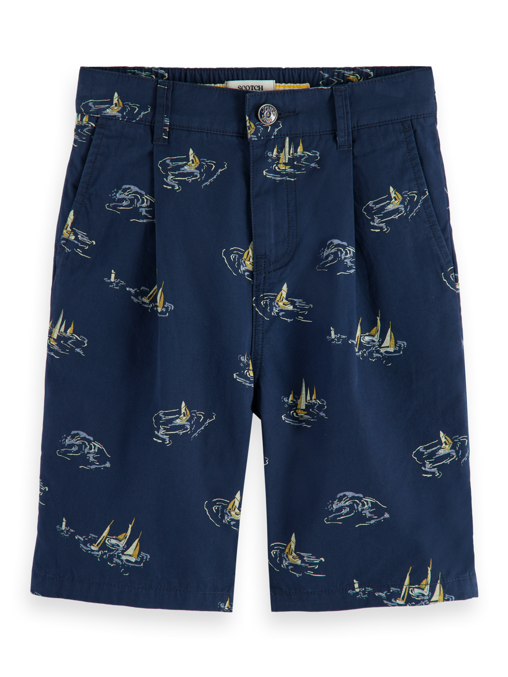 Boys MID LENGTH PRINTED CHINO SHORT