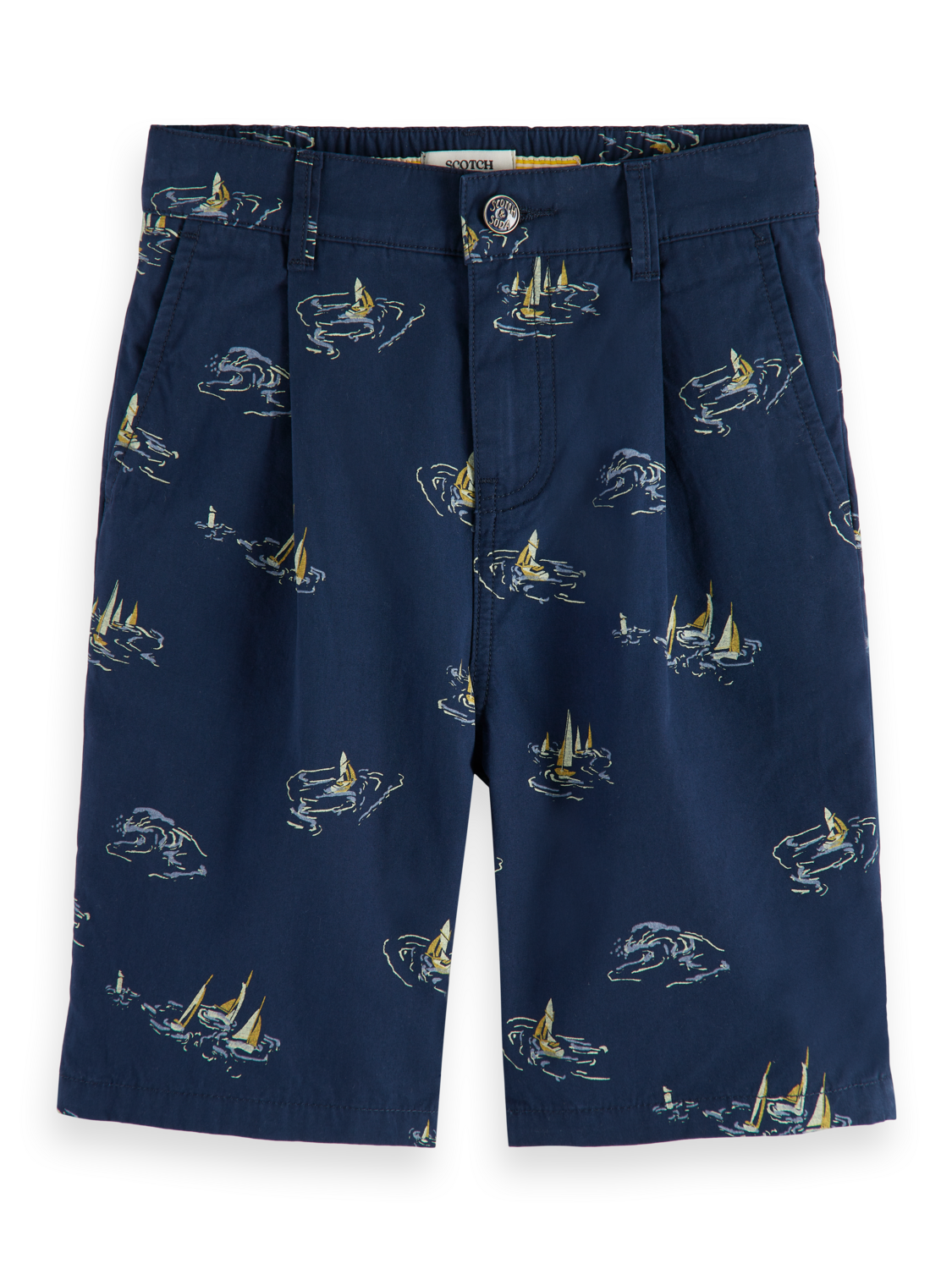 Boys MID LENGTH PRINTED CHINO SHORT