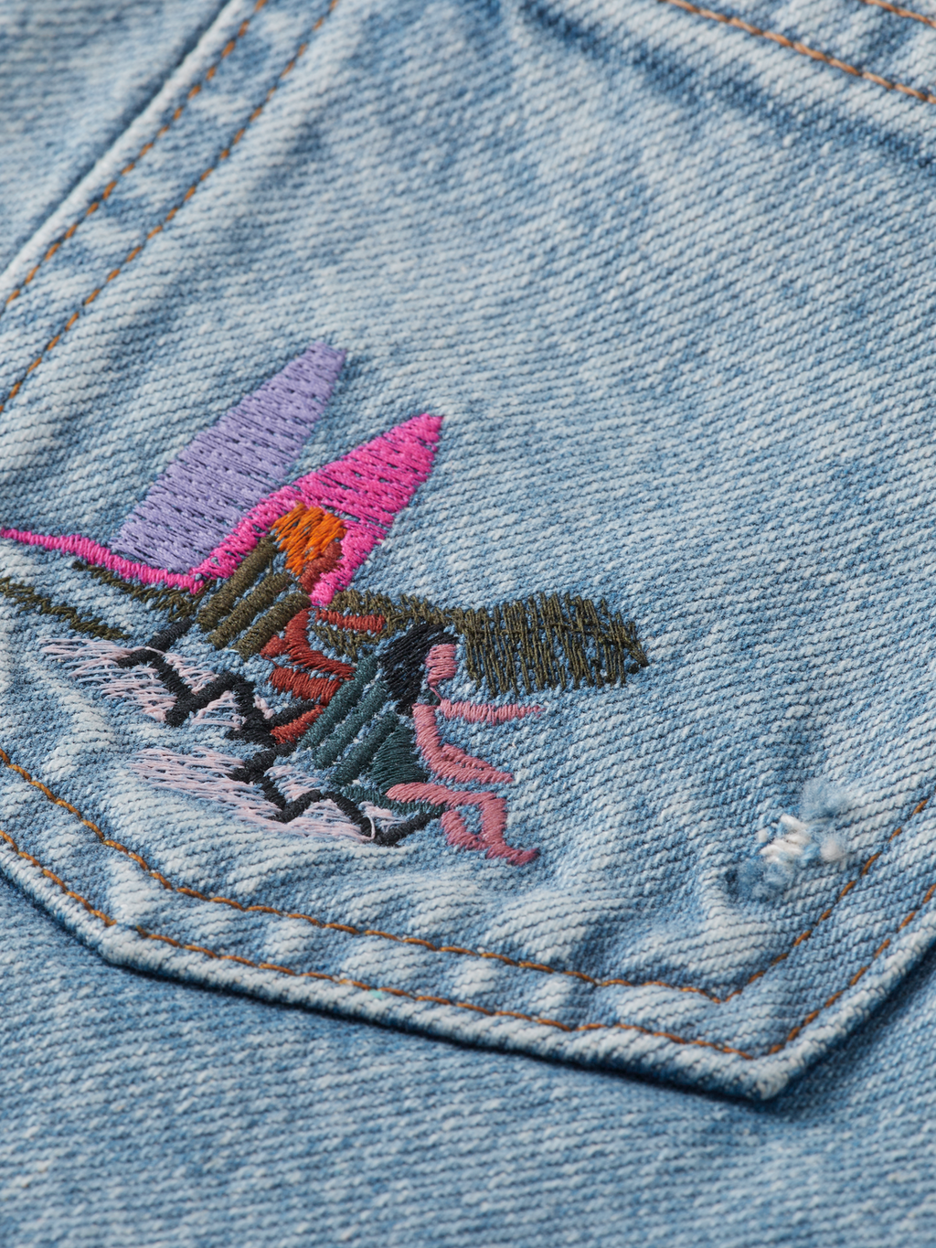 THE BEACH DENIM SHORTS - ROCK THE BOAT
