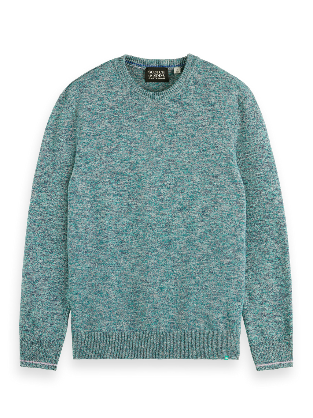 MELANGE CREW NECK PULL OVER