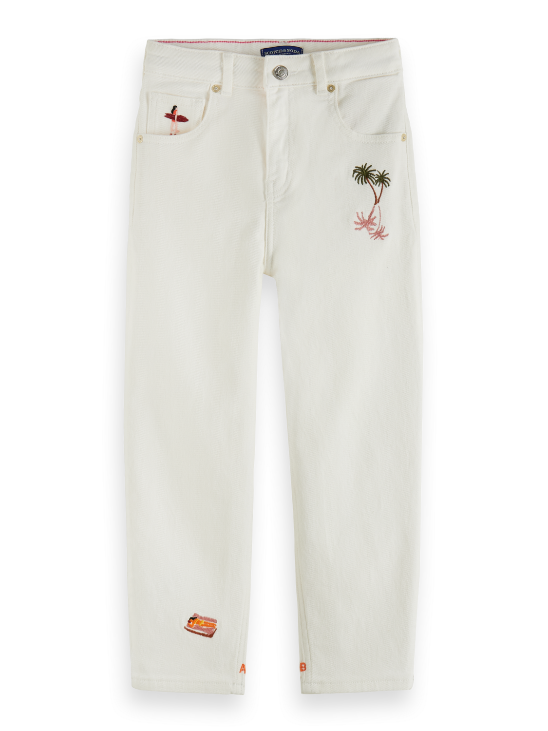 THE TIDE HIGH-RISE BALLOON JEANS - BEACH SCENE