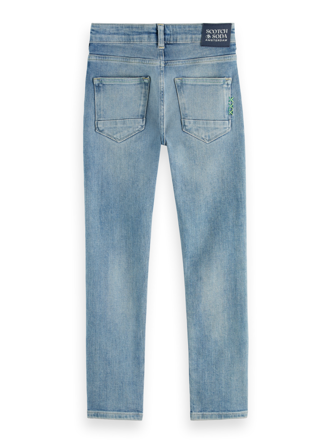 STRUMMER SLIM JEANS - GREEN WAVE