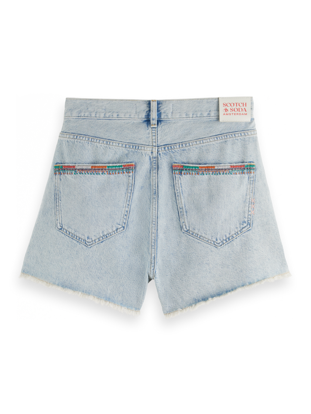 THE RAY 5 POCKET LOW RISE DENIM SHORT - SEA STAR