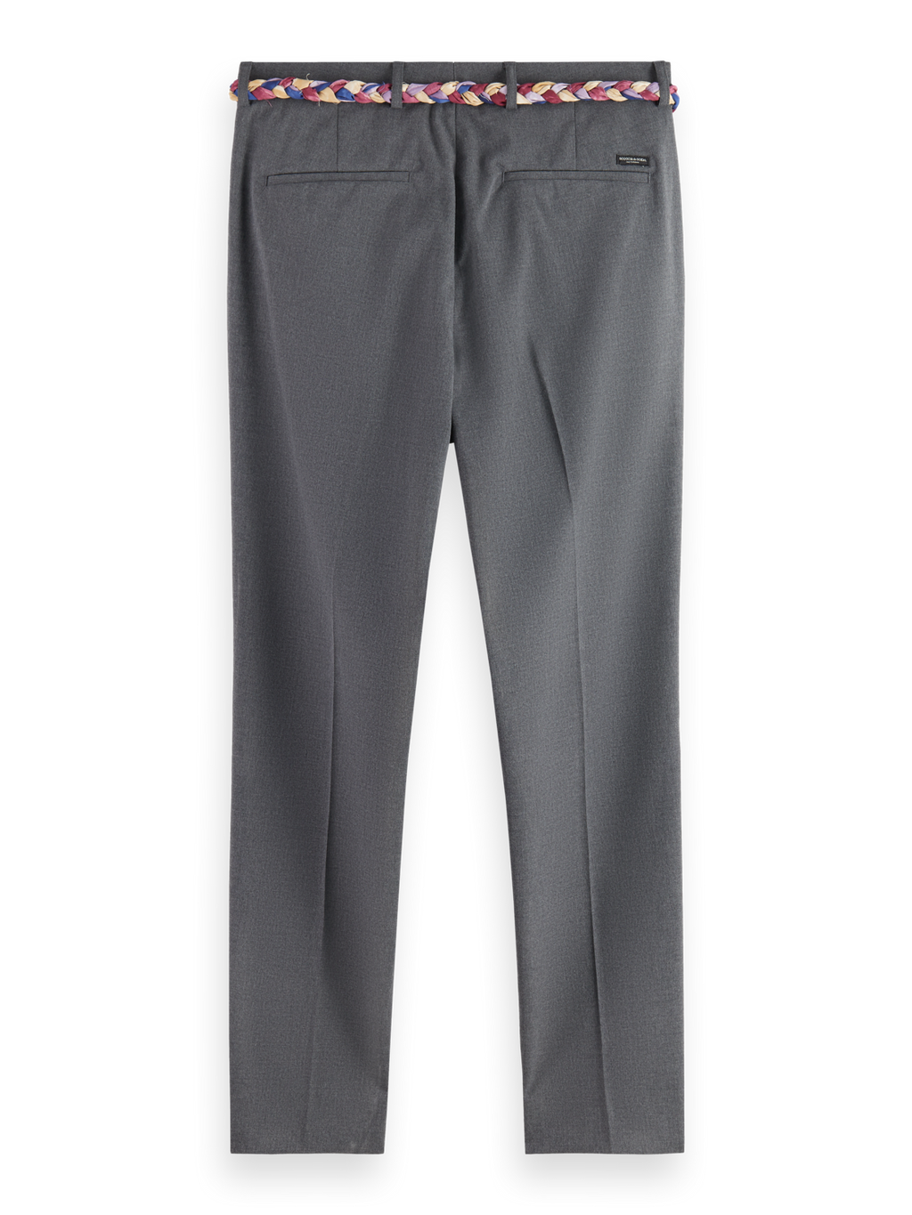 IRVING - SLIM TAPERED MELANGE VISCOSE-BLEND CHINO