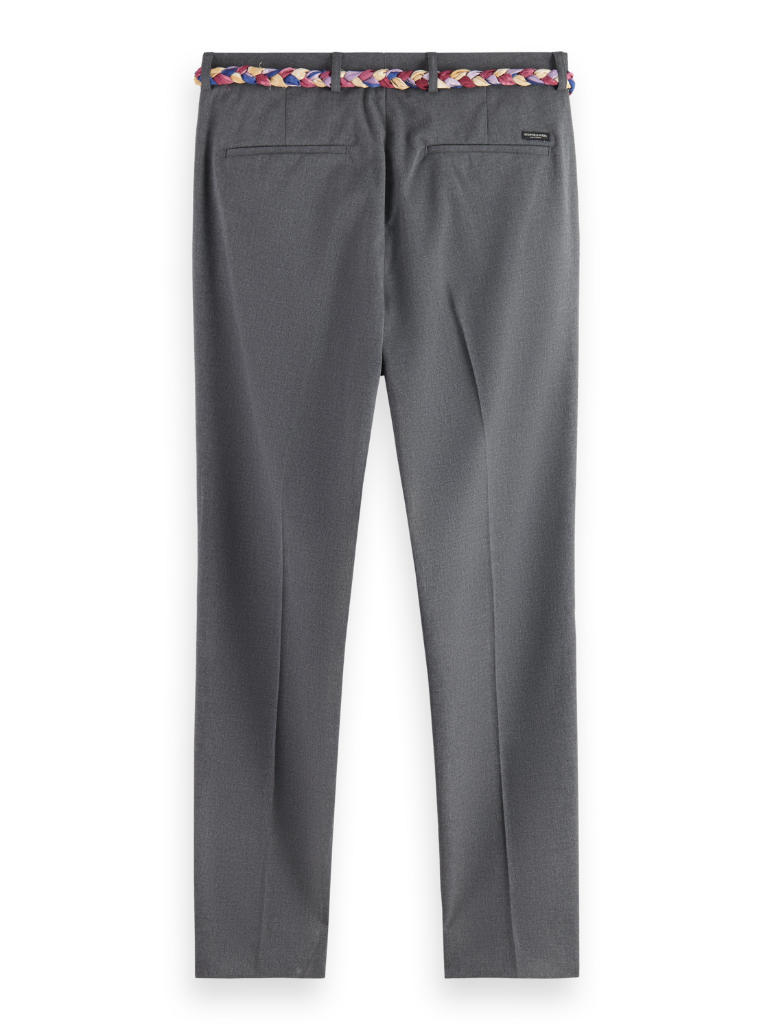 IRVING - SLIM TAPERED MELANGE VISCOSE-BLEND CHINO