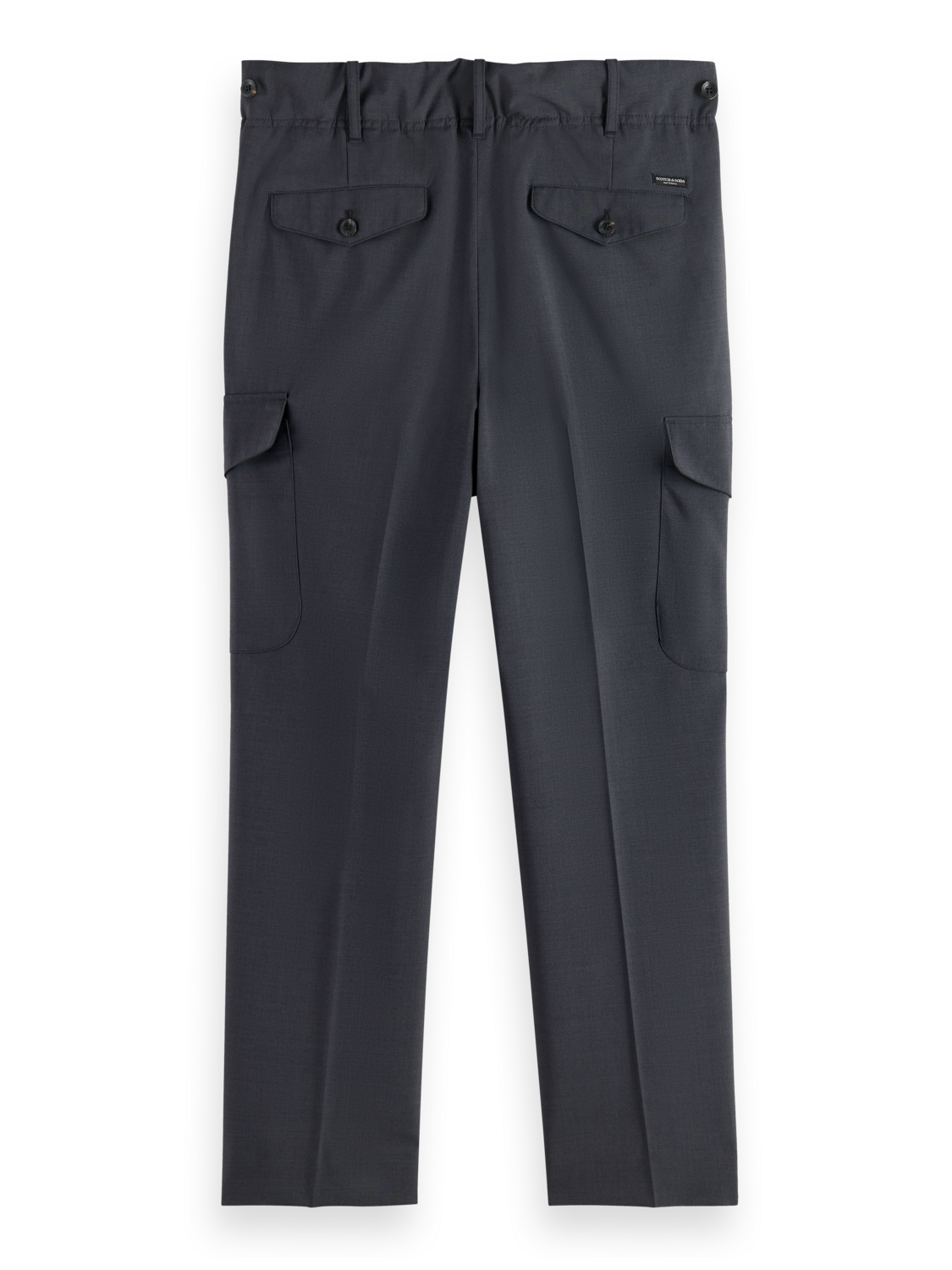 SEASONAL - LOOSE TAPERED NYLON-TRIMMED COOL WOOL CARGO PANTS