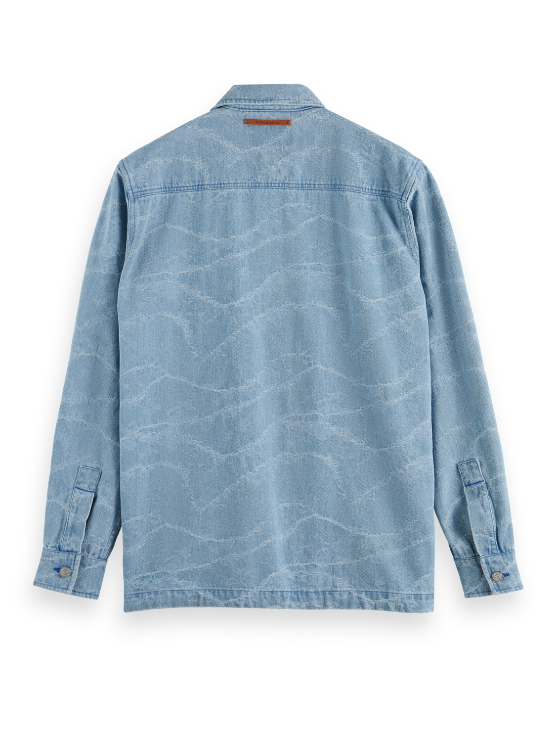 DENIM WAVES JACQUARD WORKWEAR JACKET