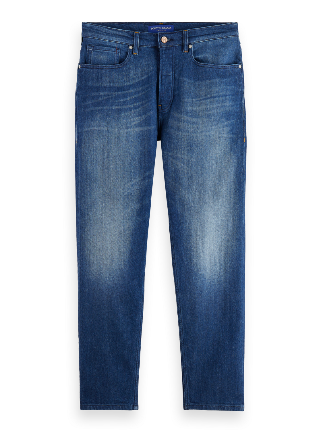 THE DROP REGULAR TAPER JEANS SCENIC BLAUW
