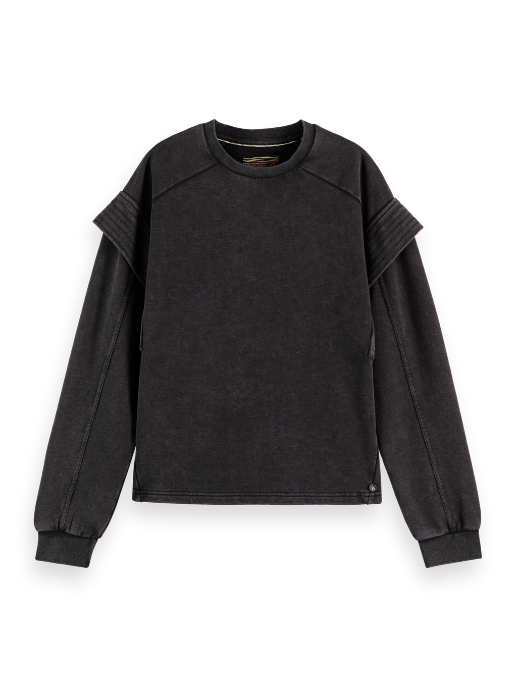 SHOULDER DETAIL SWEATSHIRT