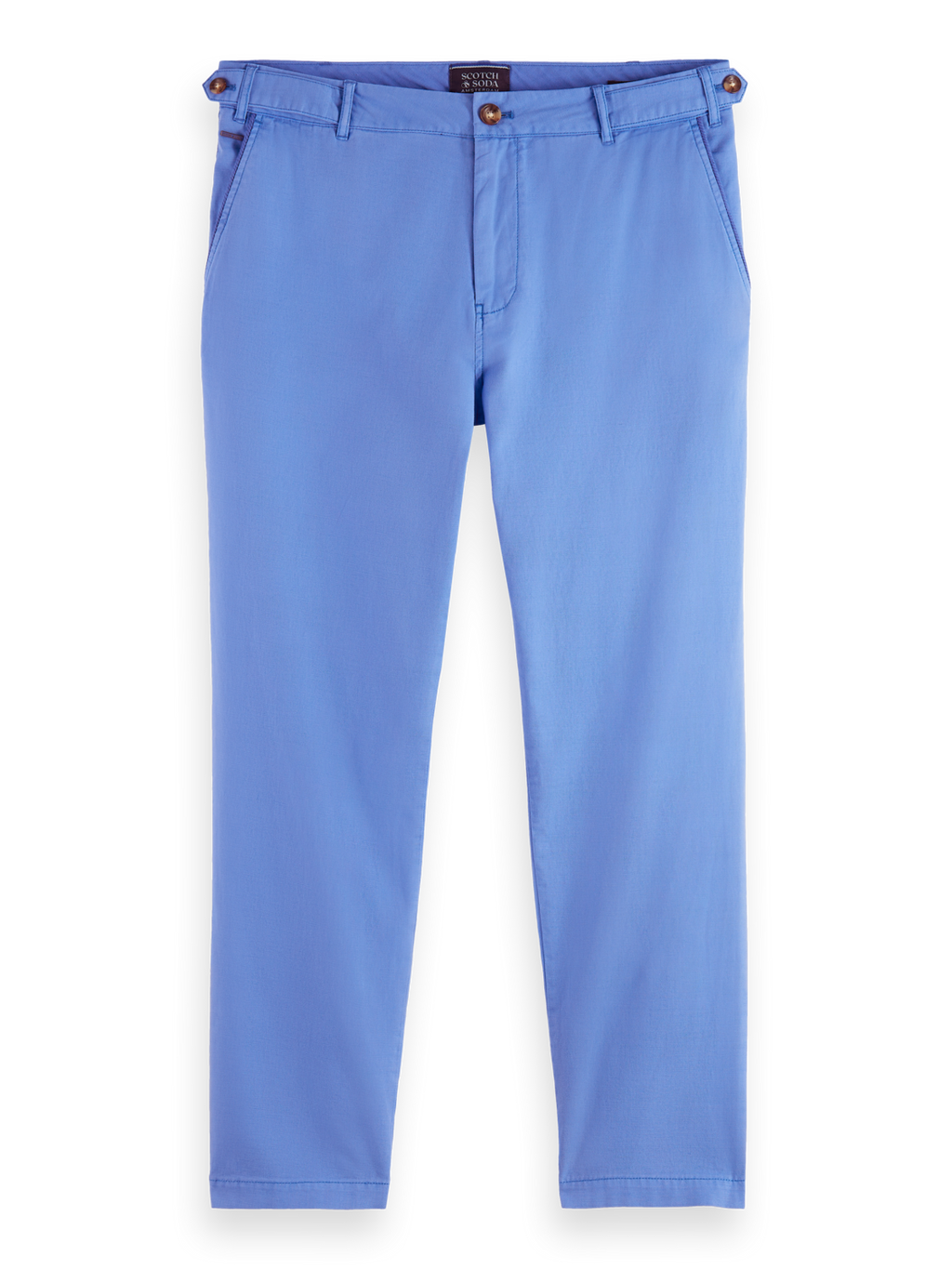 TWILT- GARMENT-DYED PLEATED COTTON/LINEN CHINO
