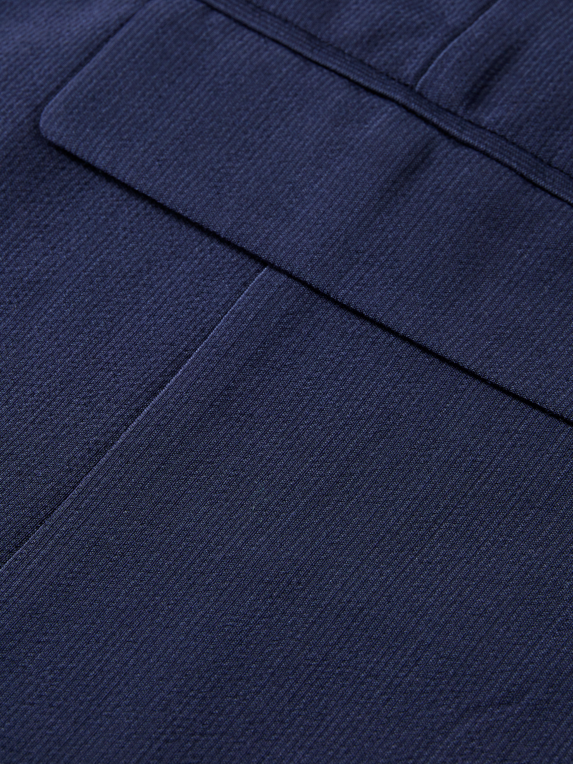 PINSTRIPED FINE WOOL-BLEND SEERSUCKER BLAZER