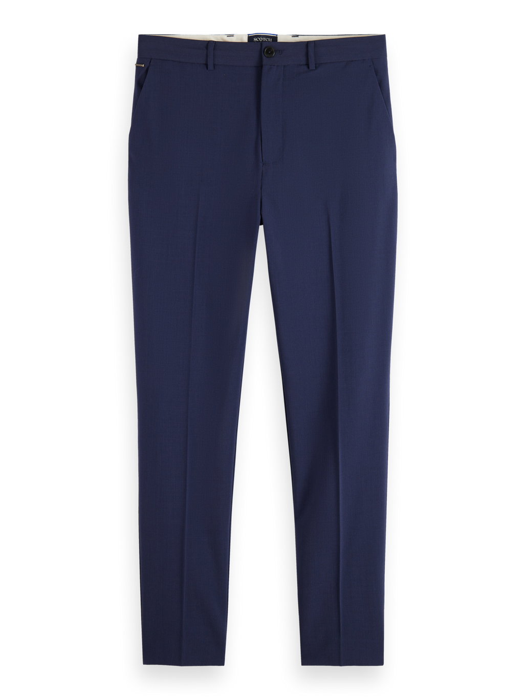 IRVING - PINSTRIPED FINE WOOL-BLEND SEERSUCKER CHINO