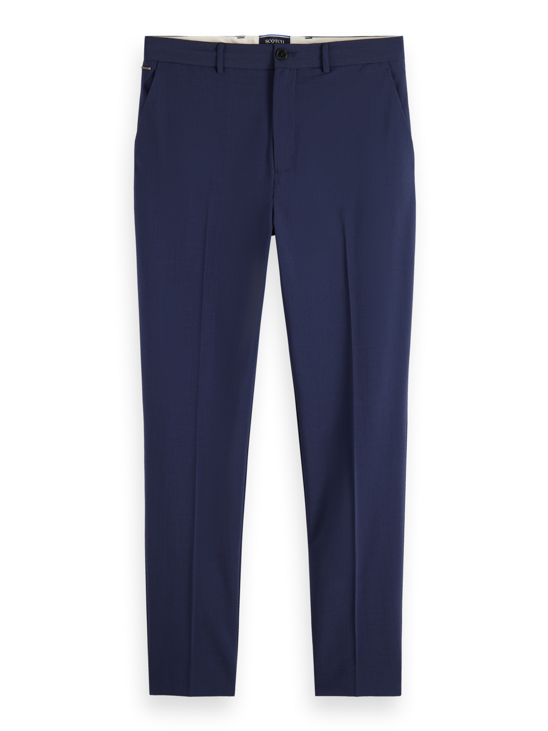IRVING - PINSTRIPED FINE WOOL-BLEND SEERSUCKER CHINO