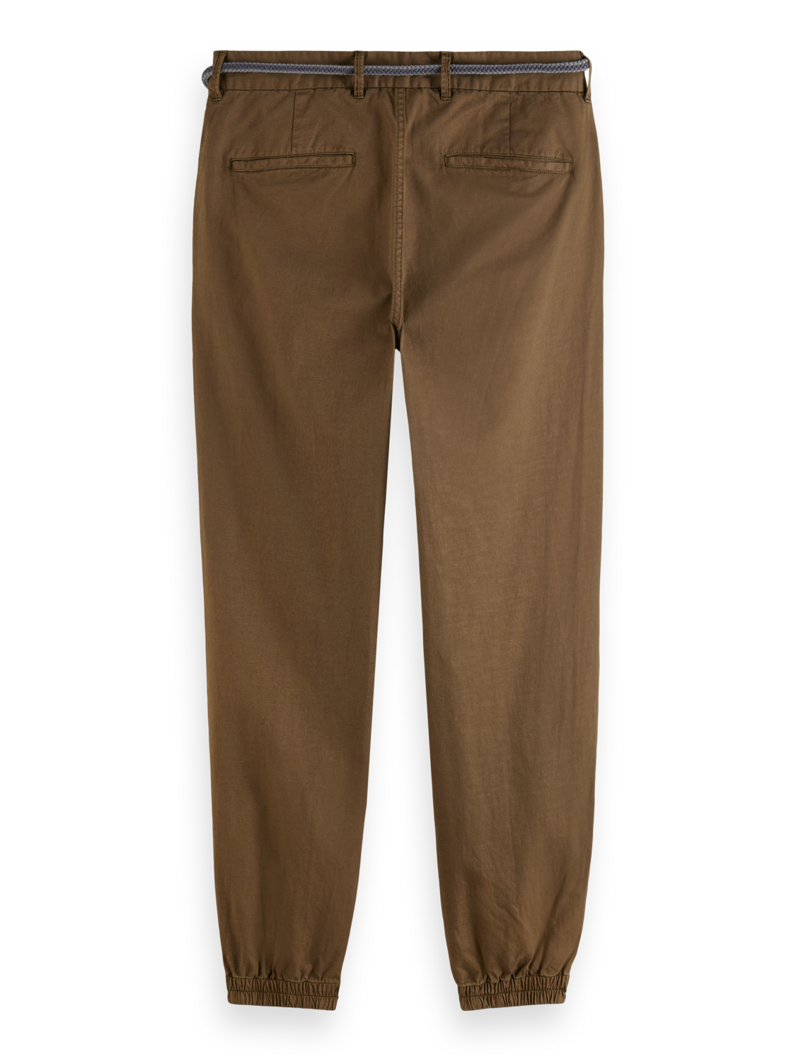 SEASONAL - RELAXED FIT GARMENT-DYED LINEN-BLEND CHINO JOGGER