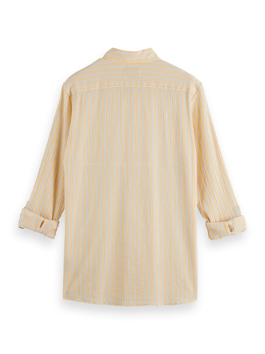 REGULAR FIT CRINKLE STRIPE SHIRT