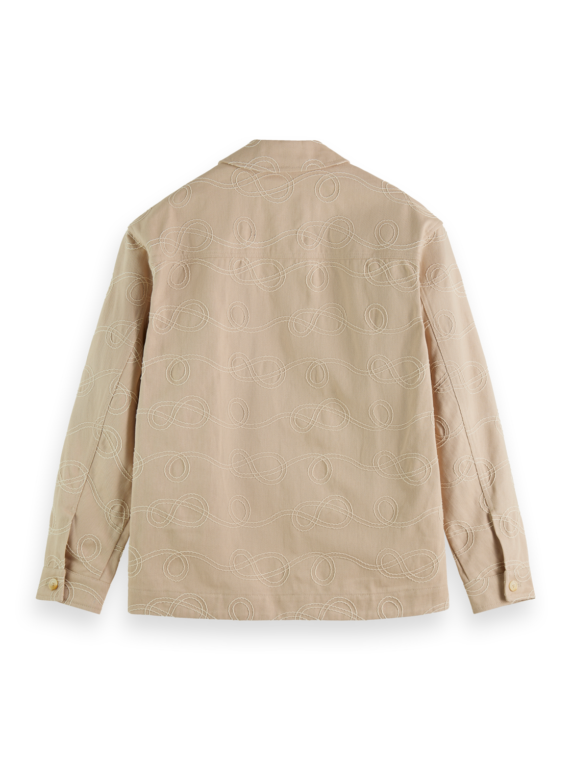 ROBE JACQUARD TWILL OVERSHIRT JACKET