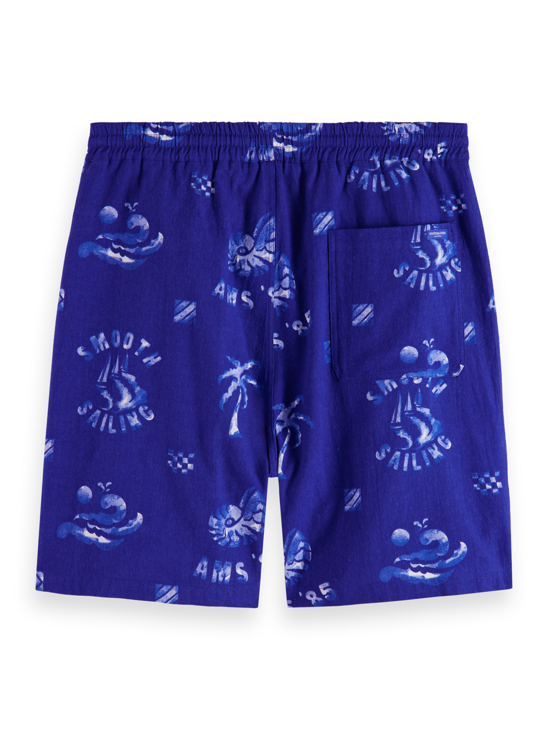 FAVE - PRINTED COTTON-BLEND BERMUDA