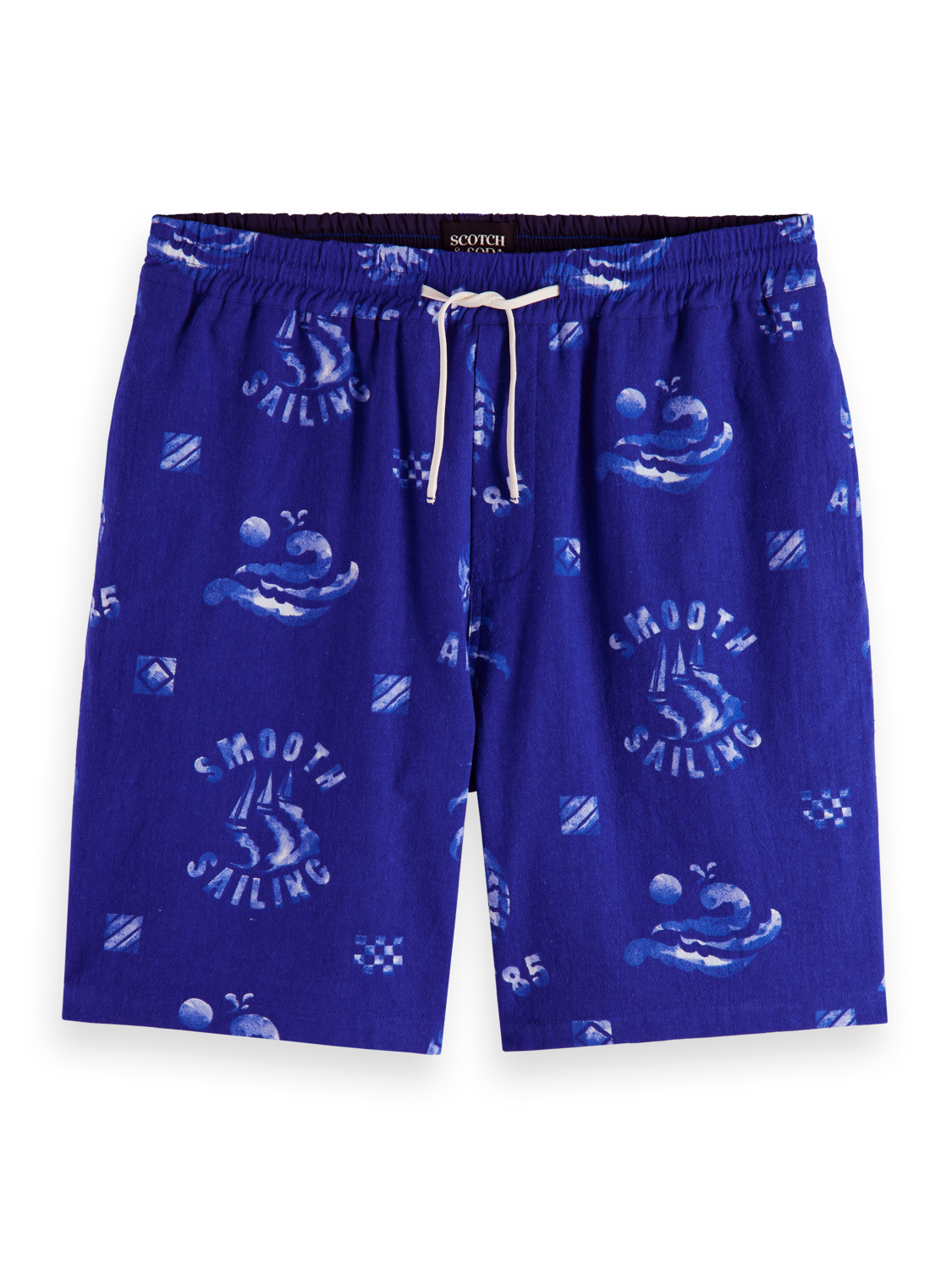 FAVE - PRINTED COTTON-BLEND BERMUDA