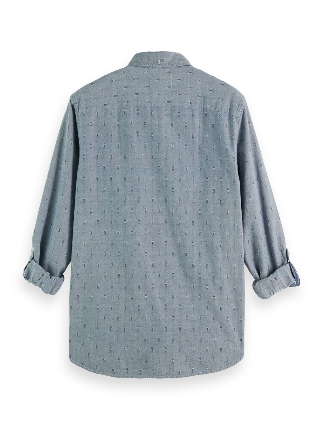 SMART INDIGO SHIRT WITH SLEEVE ADJUSTER