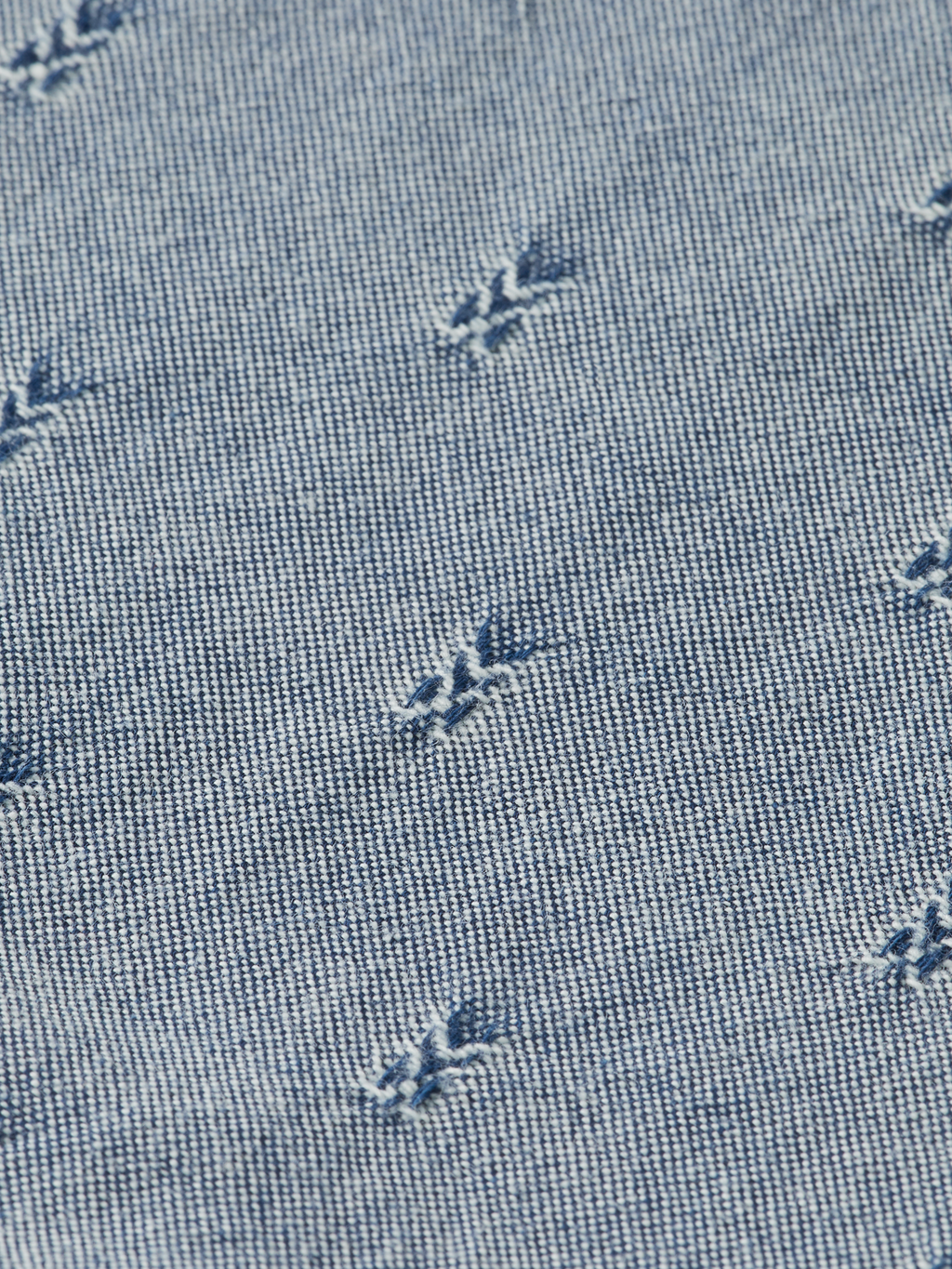 SMART INDIGO SHIRT WITH SLEEVE ADJUSTER