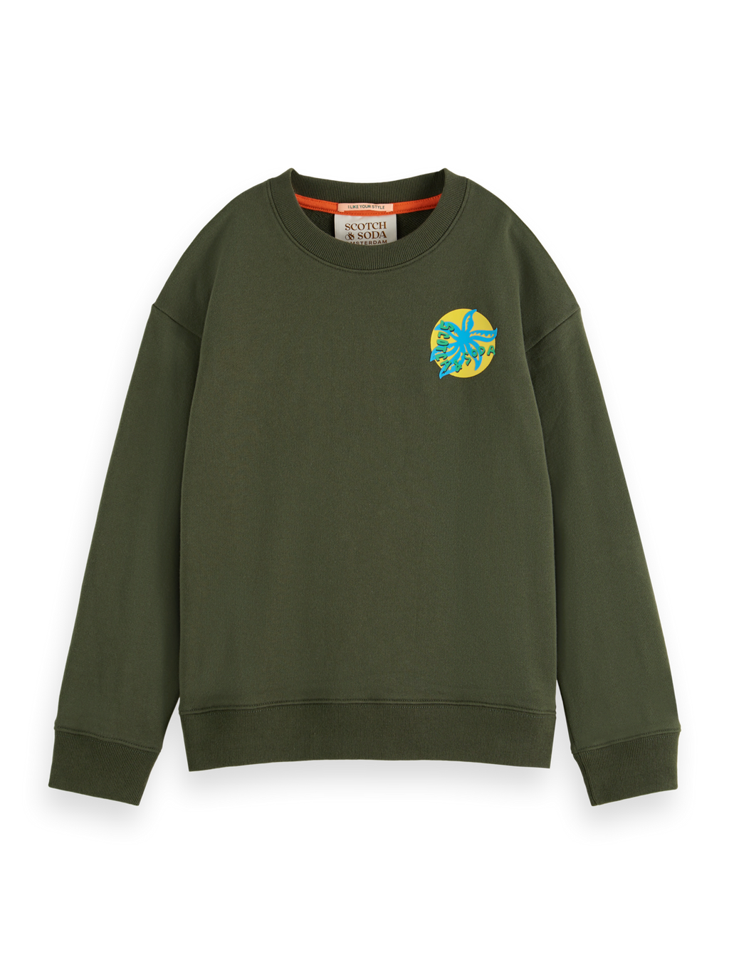OVERSIZED-FIT ARTWORK SWEATSHIRT