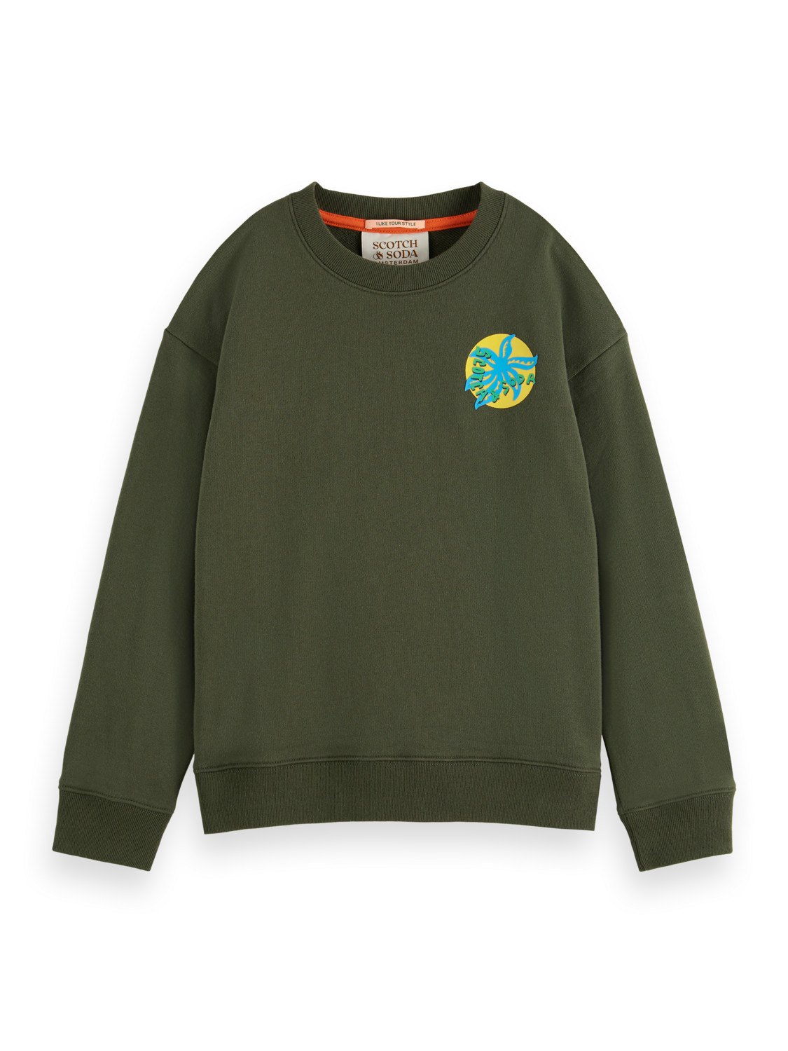 OVERSIZED-FIT ARTWORK SWEATSHIRT