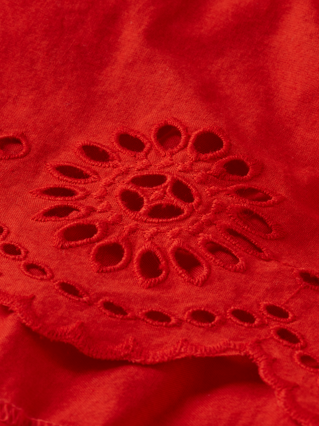 Girls LAYERED MIDI BRODERIE ANGLAISE DRESS