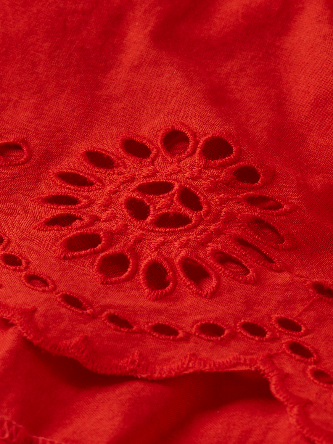 Girls LAYERED MIDI BRODERIE ANGLAISE DRESS