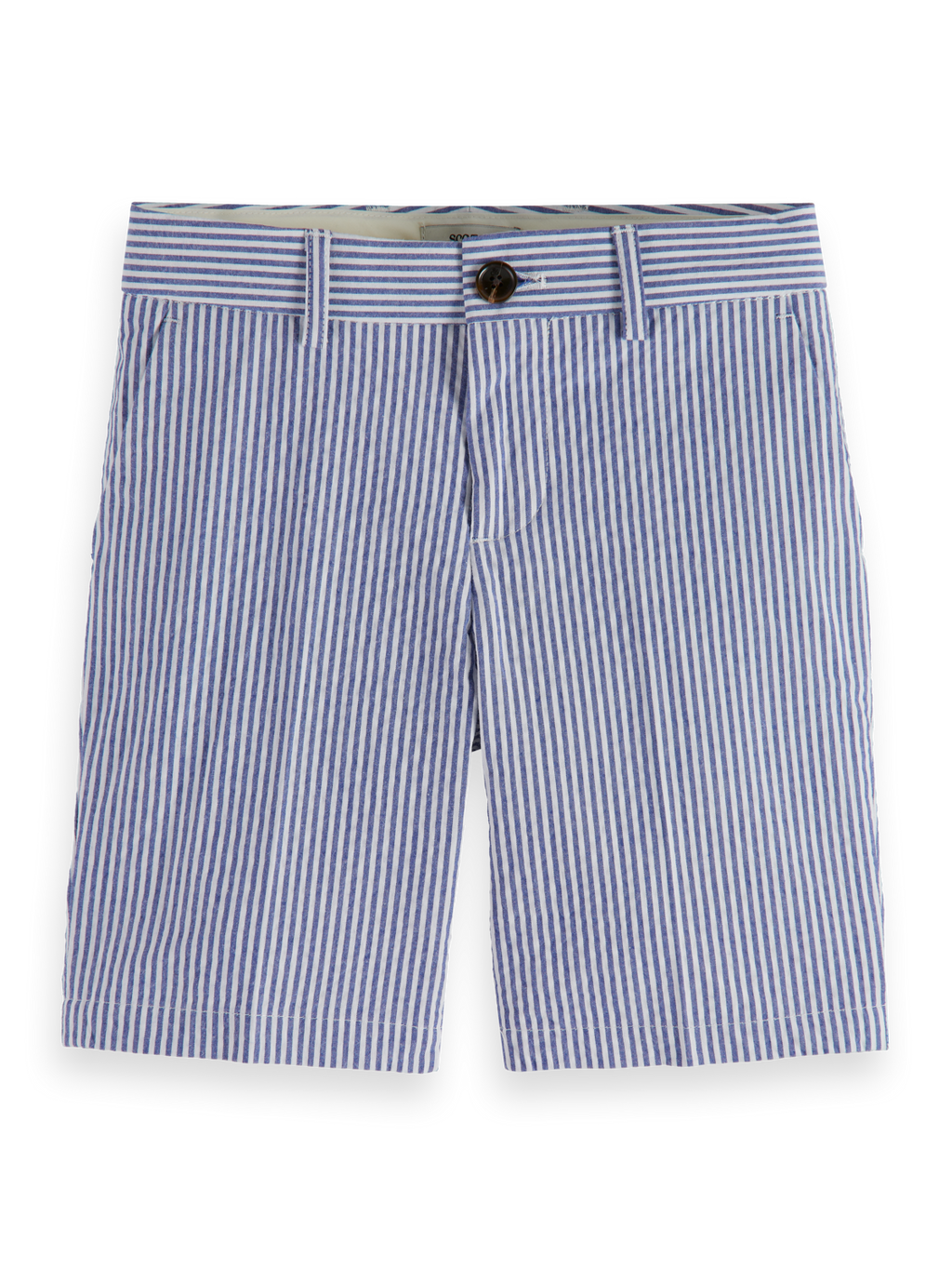 Boys MID LENGTH SEERSUCKER CHINO SHORTS