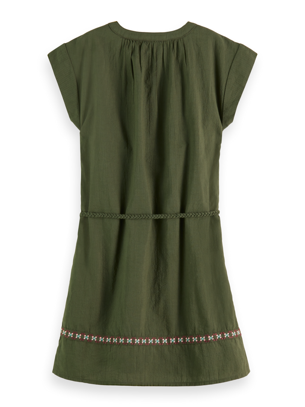 Girls NEON POP EMBROIDERED KAFTAN DRESS