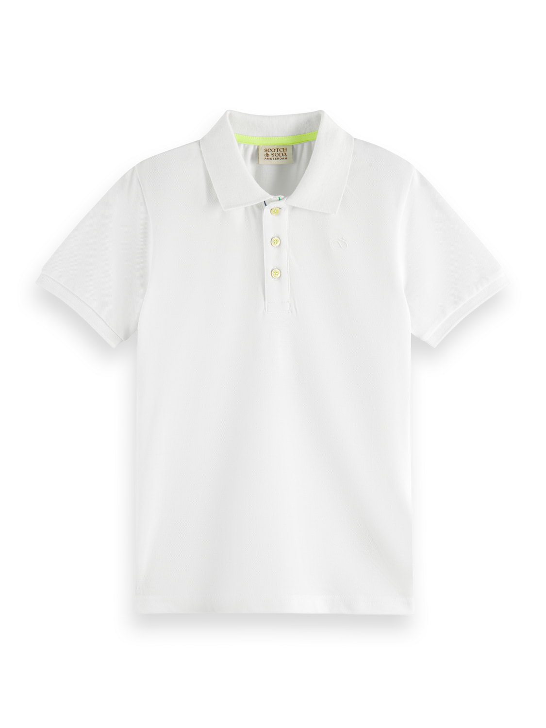 Boys REGULAR FIT FABRIC-DYED POLO