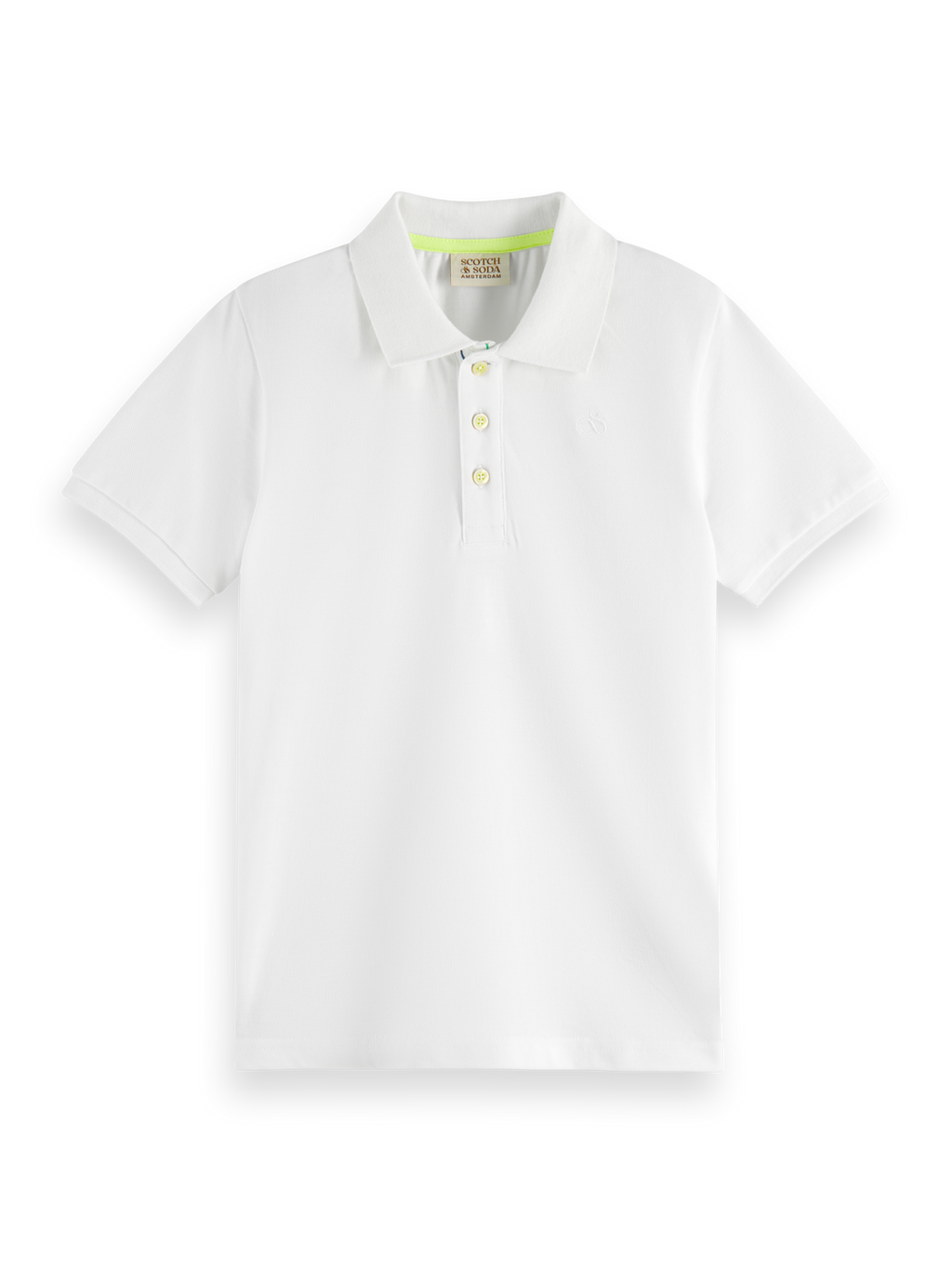 Boys REGULAR FIT FABRIC-DYED POLO