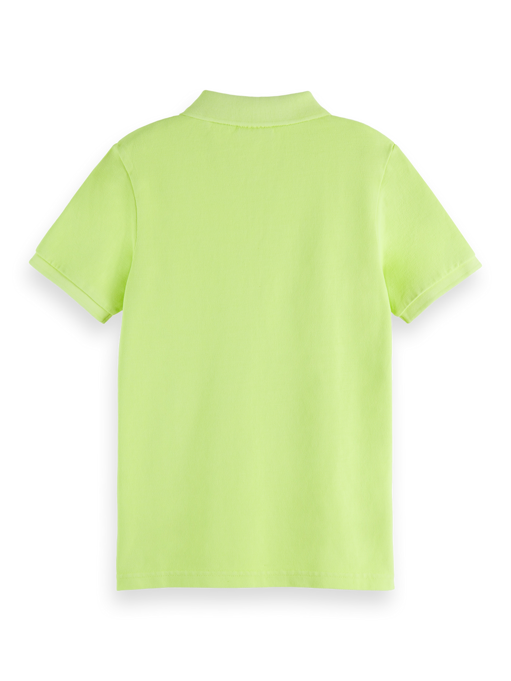 GARMENT-DYED SHORT-SLEEVED PIQUE POLO
