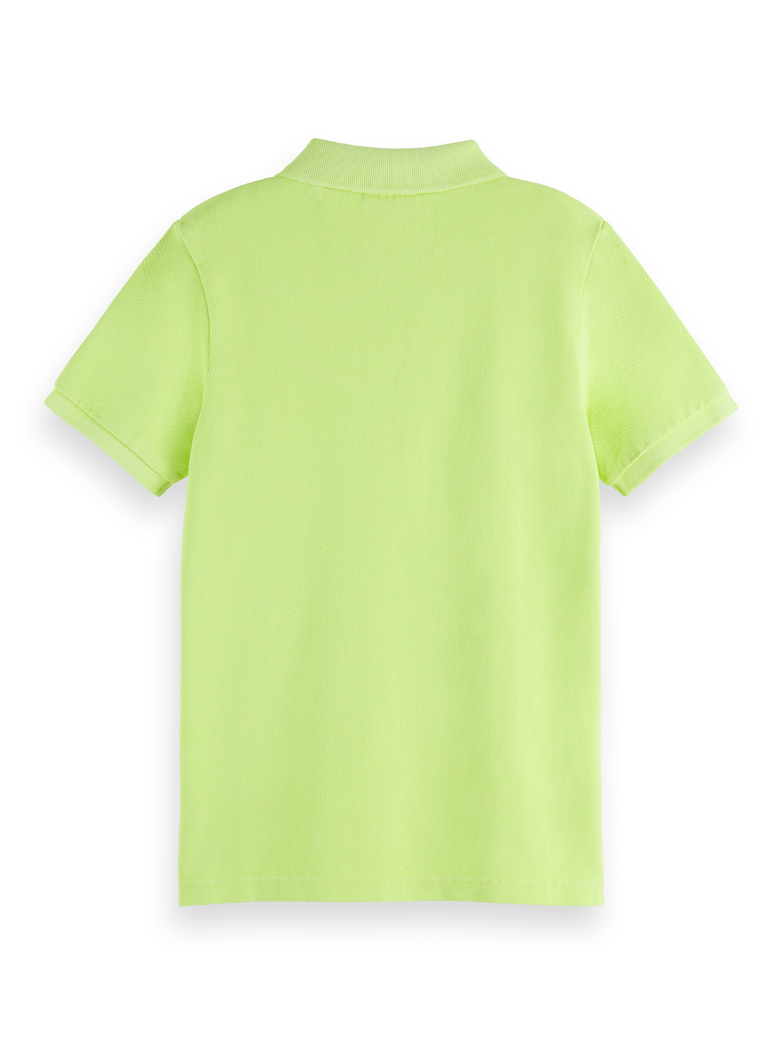 GARMENT-DYED SHORT-SLEEVED PIQUE POLO