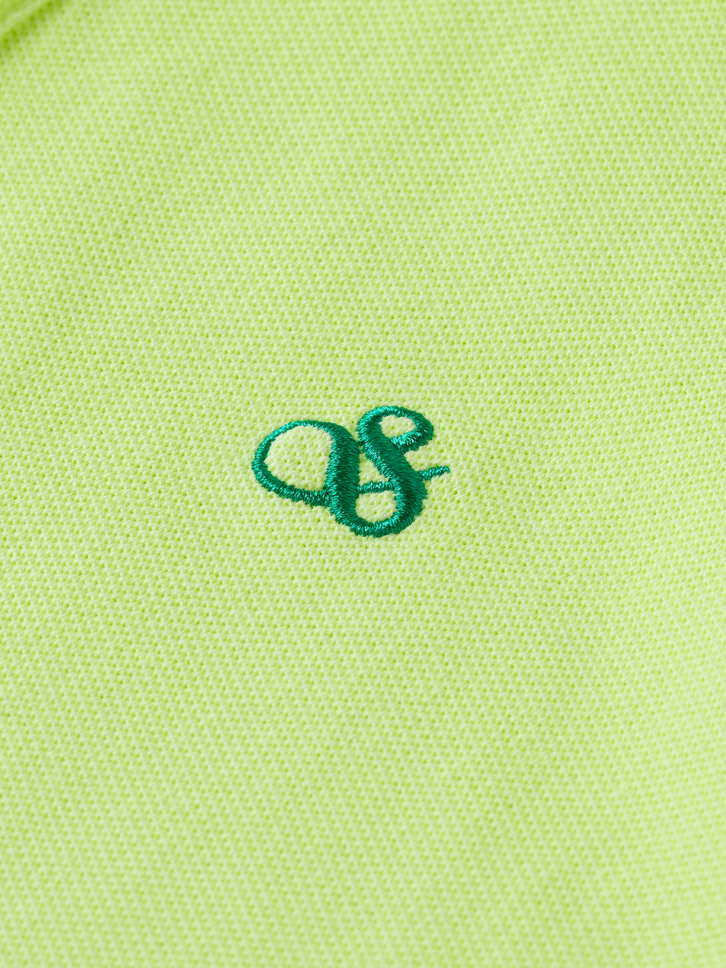 GARMENT-DYED SHORT-SLEEVED PIQUE POLO