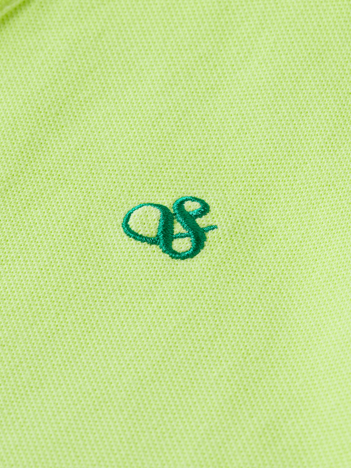 GARMENT-DYED SHORT-SLEEVED PIQUE POLO