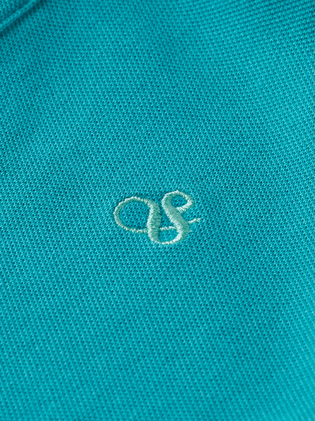 GARMENT-DYED SHORT-SLEEVED PIQUE POLO