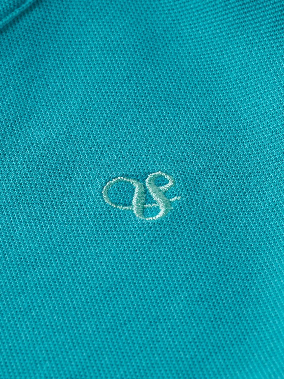 GARMENT-DYED SHORT-SLEEVED PIQUE POLO
